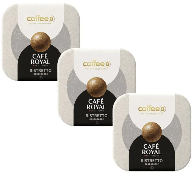 27 Capsules Ristretto CoffeeB Compatible - CAFÉ ROYAL