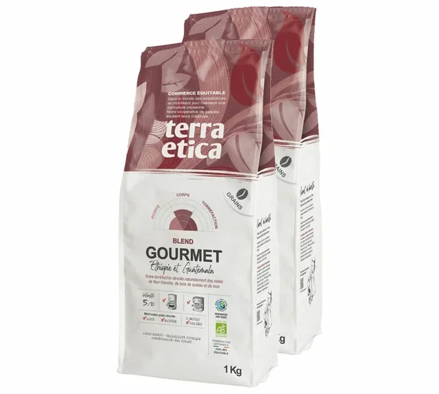 Terra Etica – 2 kg organskog zrna kafe za profesionalce, odličan za espresso.