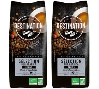 2 kg DESTINATION organske kafe u zrnu, 100% Arabica, profesionalna upotreba