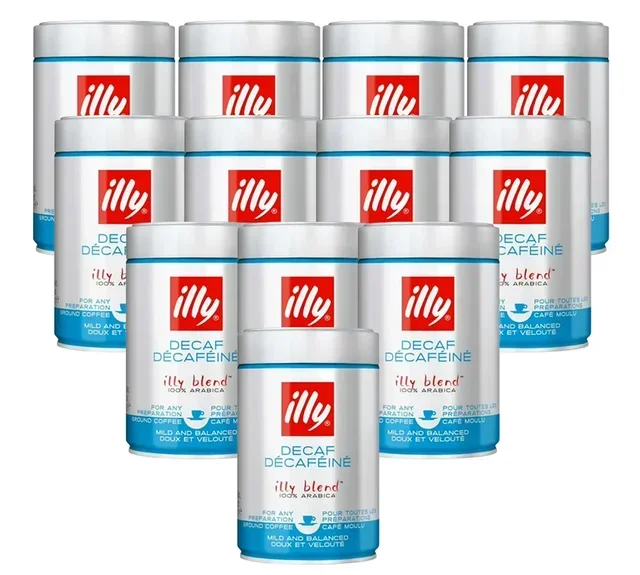 Αλεσμένος καφές Illy 3 Kg χωρίς καφεΐνη - Επαγγελματική συσκευασία