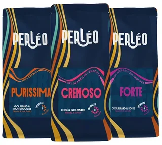 3 x 1 kg - Coffee beans - Dark roast best-sellers assortment - PERLÉO