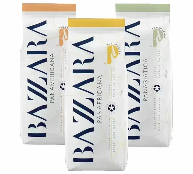 3 x 1 kg - Café en grano - Pack de descubrimiento - BAZZARA