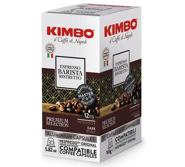 30 capsules compatible Nespresso* Original Espresso barista ristretto - KIMBO