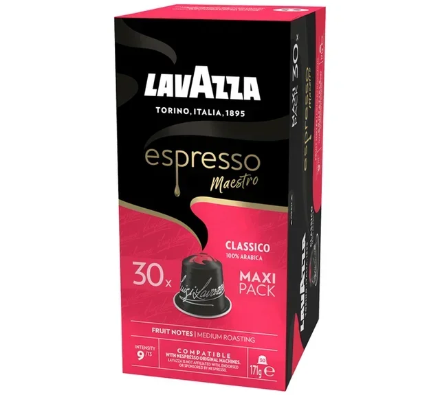 30 kapsułek kompatybilnych z Nespresso* Original Maestro Classico - LAVAZZA