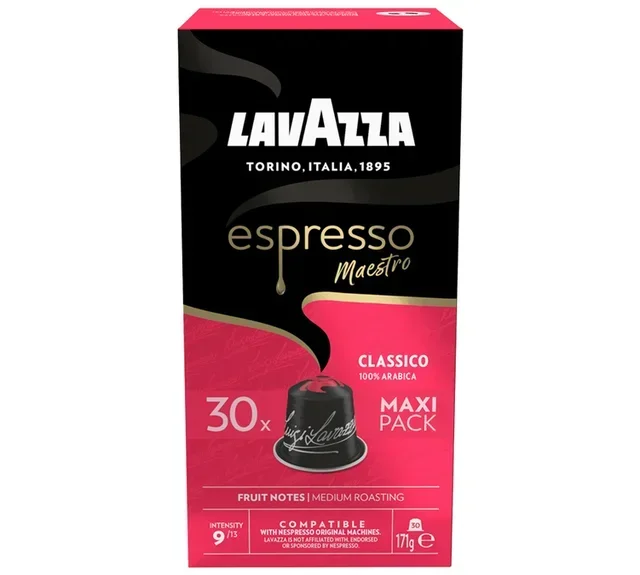 30 kapsułek kompatybilnych z Nespresso* Original Maestro Classico - LAVAZZA