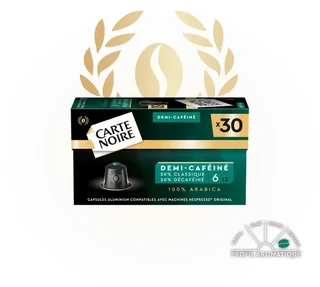 30 Capsule Mezzo-Caffeinate CARTE NOIRE per Nespresso* Original