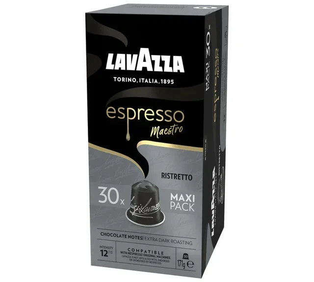 30 Nespresso* Yhteensopivat Kapselit Ristretto - LAVAZZA