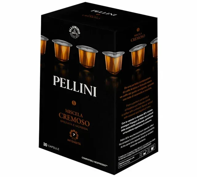30 kompatybilnych kapsułek Nespresso* Original Cremoso - PELLINI