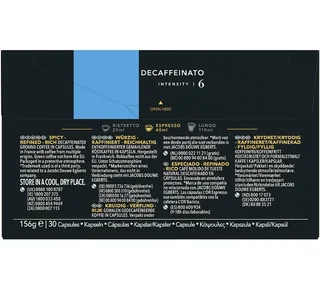 30 kompatybilnych kapsułek Nespresso* Original - Bezkofeinowa - L'OR ESPRESSO