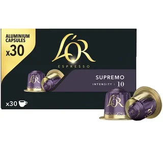 30 Kapsułek Kompatybilnych z Nespresso* Original Supremo - L'OR ESPRESSO