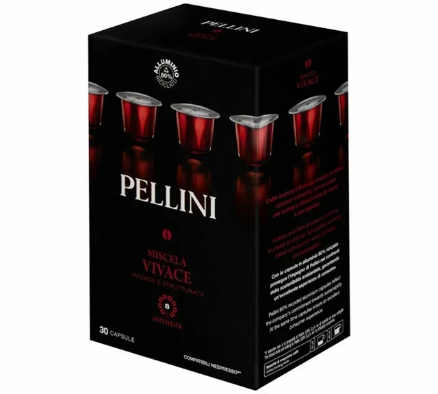 30 kompatybilnych kapsułek Nespresso* Original VIvace - PELLINI