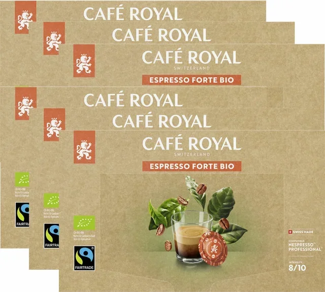 300 Café Royal Nespresso® Pro Espresso Forte Ekologiska Kapslar - Fairtrade