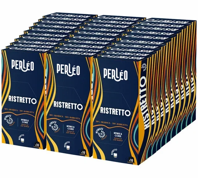 300 capsule compatibili con Nespresso* Original per uso professionale, gusto Ristretto - PERLÉO