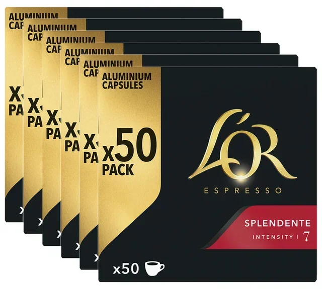 L'OR ESPRESSO - 300 κάψουλες Splendente συμβατές με Nespresso* Original για επαγγελματίες