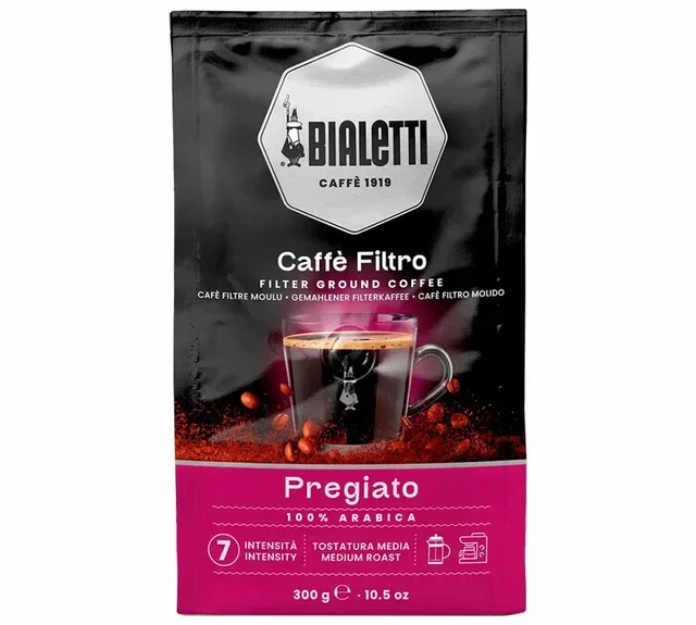 Καφές BIALETTI Pregiato 300γρ - Αλεσμένος για Φίλτρο