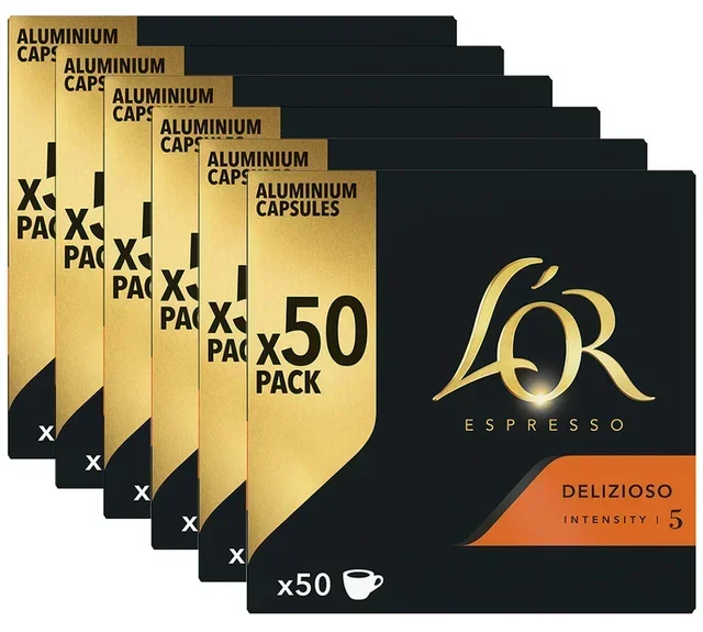 L'OR ESPRESSO Delizioso – 300 κάψουλες συμβατές με Nespresso* Original για επαγγελματική χρήση