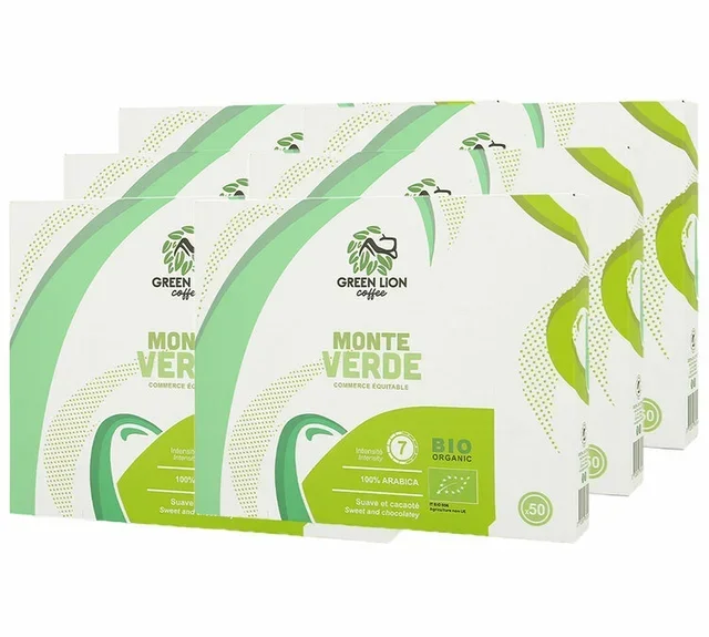 300 Nespresso* Pro Compatible Pods Monte Verde Organic Fair Trade – GREEN LION COFFEE