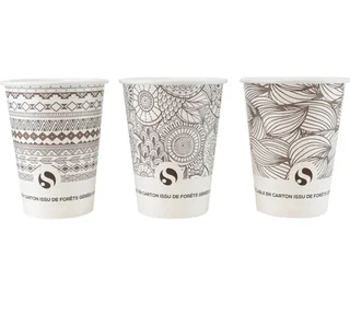 Συσκευασία 3000 χάρτινων ποτηριών Etnyk - 20 cl - SEGI