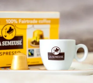 33 LA SEMEUSE Capsules Compatible with Nespresso* Original - Fairtrade Espresso