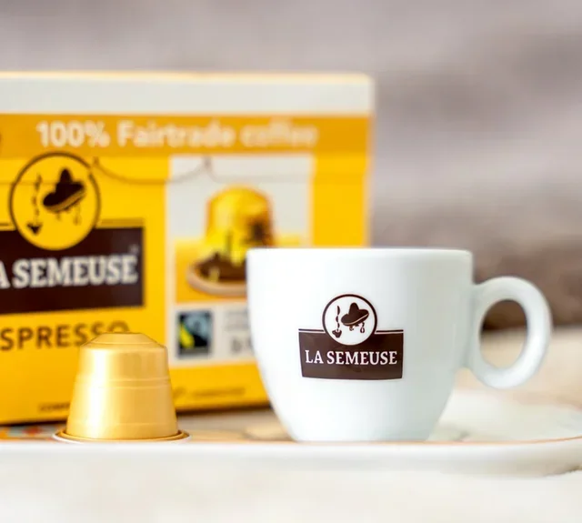 33 LA SEMEUSE Capsules Compatible with Nespresso* Original - Fairtrade Espresso
