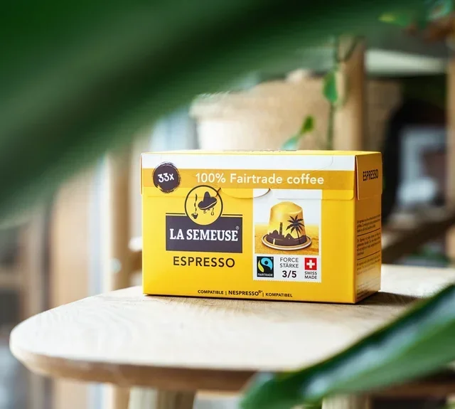 33 Cápsulas LA SEMEUSE Compatibles Nespresso* Original - Espresso Fairtrade