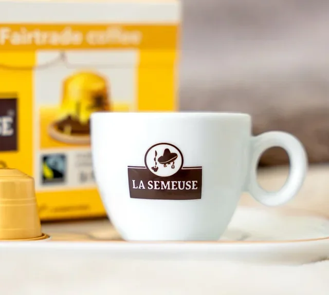 33 cápsulas compatibles Nespresso* Original Descafeinado – Fairtrade – LA SEMEUSE
