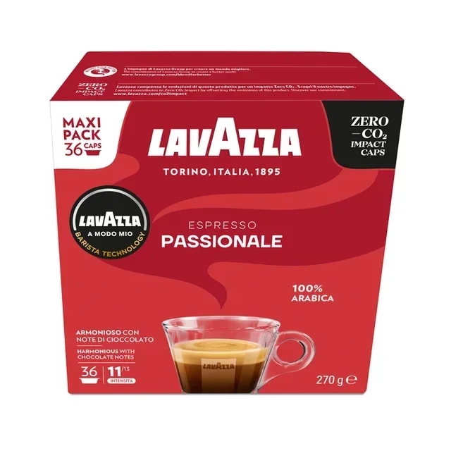 36 Kapseln Kaffee A Modo Mio Passionale – LAVAZZA