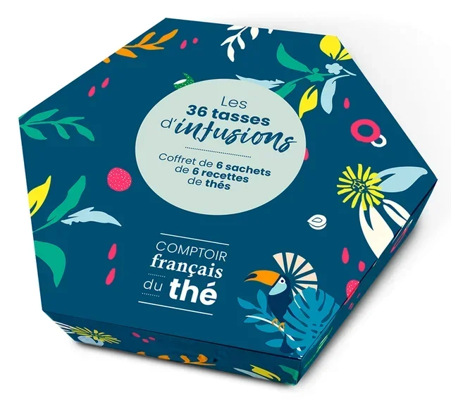 36-Cup Herbal Infusion Gift Set - 6 x 6 Bags - COMPTOIR FRANÇAIS DU THÉ