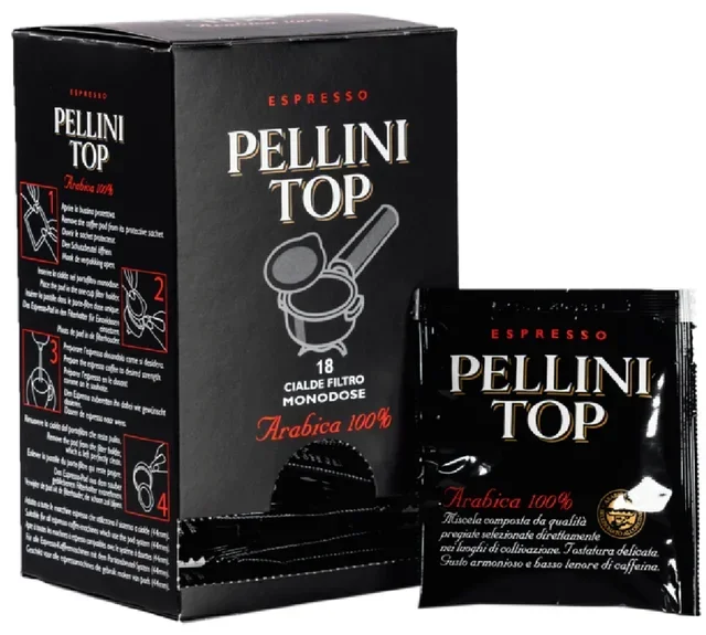 Συσκευασία 36 κάψουλες ESE PELLINI - 100% Arabica