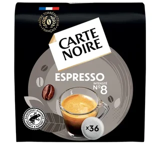 36 cápsulas blandas N°8 Espresso Classic - CARTE NOIRE