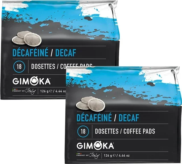 36 Soft Coffee Pods - Decaffeinated - GIMOKA