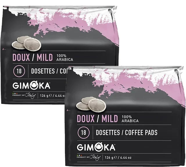 36 Soft Coffee Pods Mild - GIMOKA