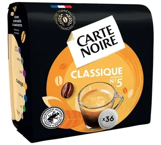 36 cápsulas blandas n°5 Café Clásico - CARTE NOIRE