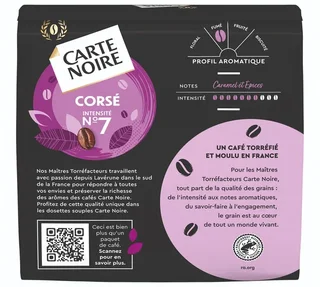 36 μαλακές κάψουλες αρ. 7 Έντονος - CARTE NOIRE