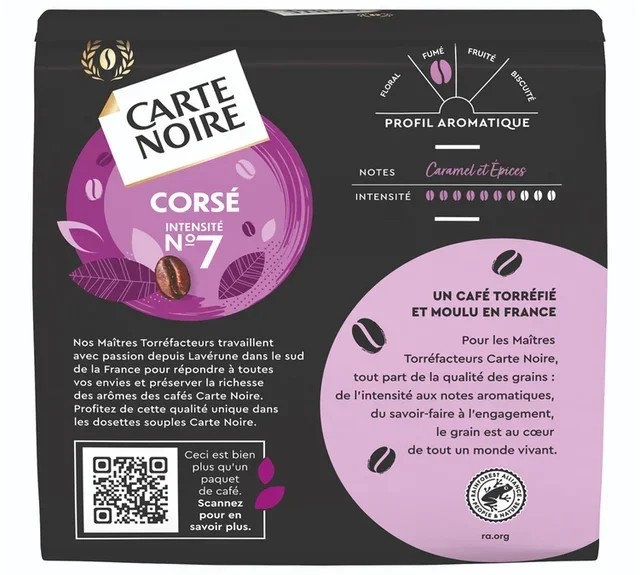 36 μαλακές κάψουλες αρ. 7 Έντονος - CARTE NOIRE