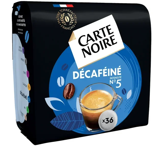 36 μαλακές κάψουλες αρ. 5 Χωρίς καφεΐνη - CARTE NOIRE