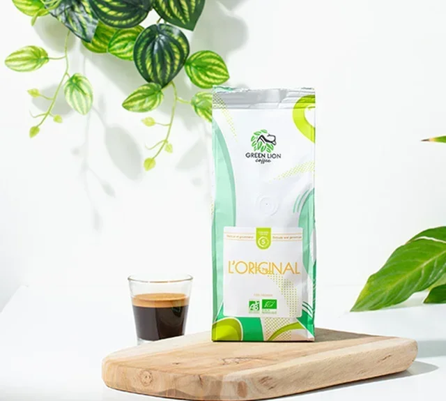 4 kg - Gemalen Koffie voor Professionals Original Bio - Bekroond als Beste Bio Product - Green Lion Coffee