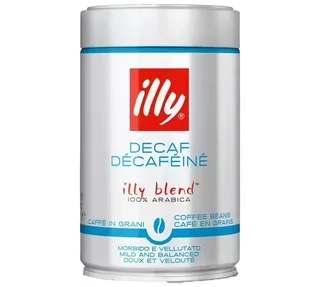 4 x 250 g - Whole Bean Decaffeinated Classico Roast Coffee ILLY