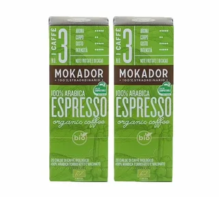 40 ESE капсули Arabica Bio - MOKADOR CASTELLARI