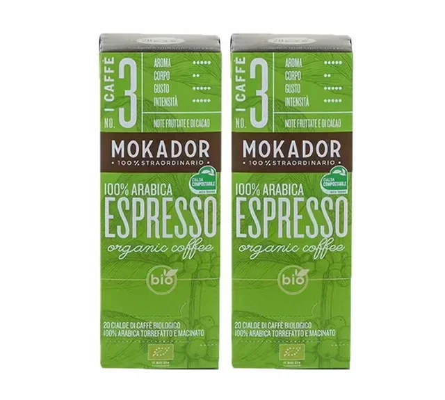 40 ESE капсули Arabica Bio - MOKADOR CASTELLARI
