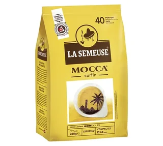 40 ESE coffee pods Espresso Mocca - LA SEMEUSE