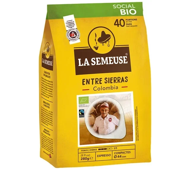 40 ESE-kapslar - Entre Sierras Colombia Ekologisk - Rättvisemärkt - LA SEMEUSE