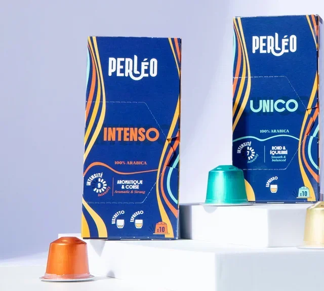 40 Capsule Perléo compatibili Nespresso® Original – Selezione Espresso e Ristretto Intenso