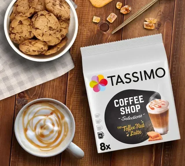 40 κάψουλες Tassimo Coffee Shop Toffee Nut Latte (5×8 t-discs) - TASSIMO