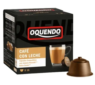 48 OQUENDO capsules for Nescafé* Dolce Gusto* – Caffé con leche