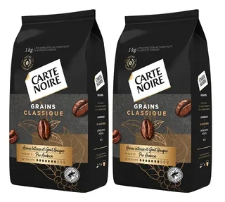 4kg Whole Bean Coffee Bundle - 2 kg Lavazza Perfetto &amp; 2 kg Carte Noire Classique