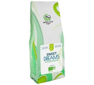 5 kg - Ekologiska koffeinfria bönor Sweet Dreams - GREEN LION COFFEE
