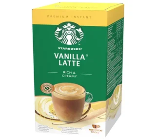 5 bustine – Caffè solubile – Latte alla vaniglia – STARBUCKS