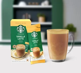 5 bustine – Caffè solubile – Latte alla vaniglia – STARBUCKS