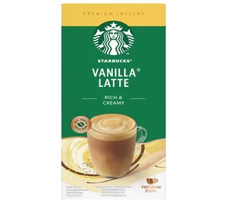 5 bustine – Caffè solubile – Latte alla vaniglia – STARBUCKS